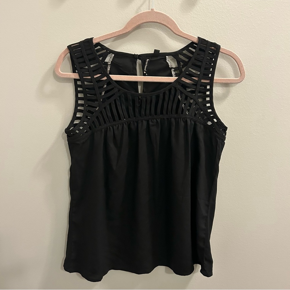 Heartsoul Black Sleeveless Top
